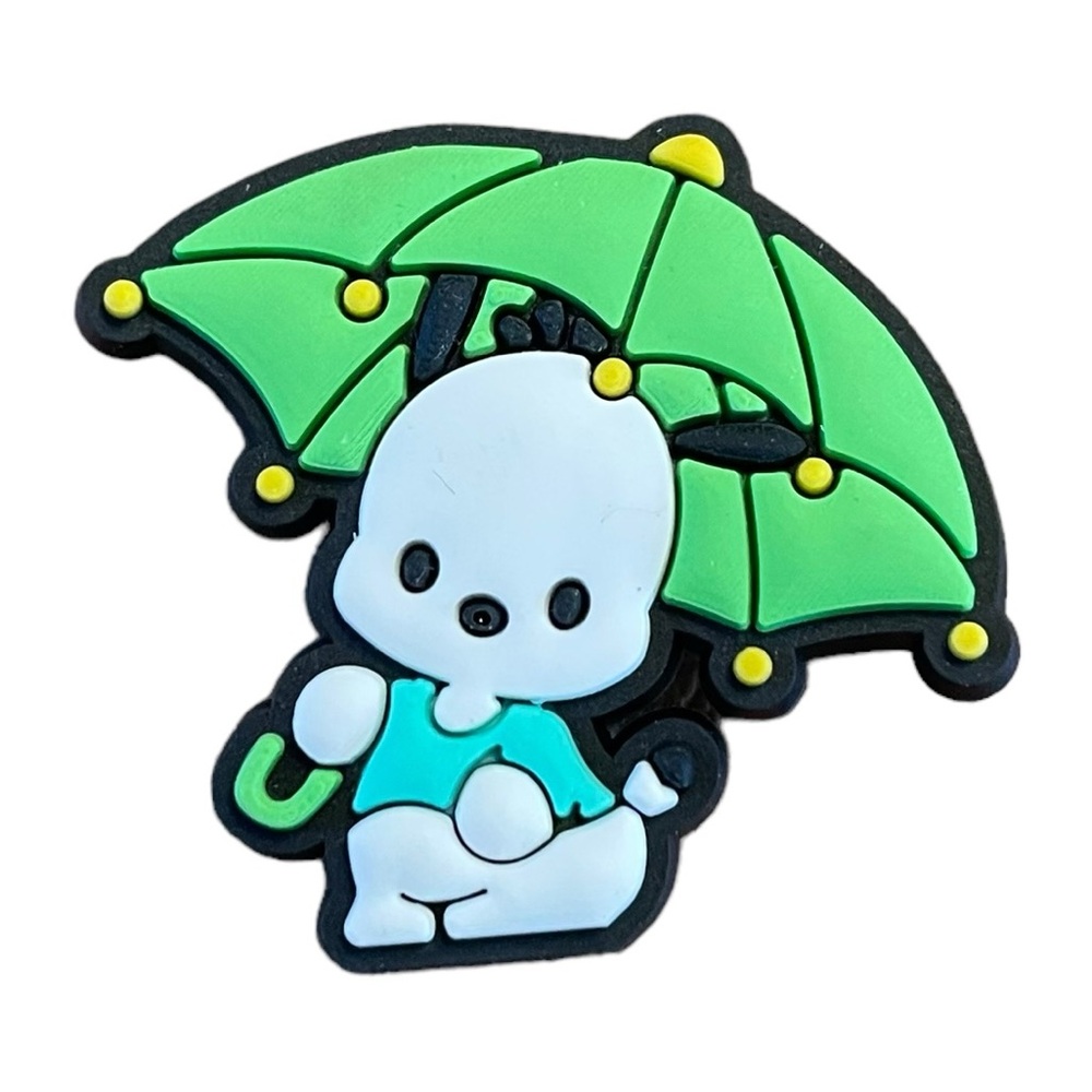 Sanrio Pochacco with Umbrella Croc Charm